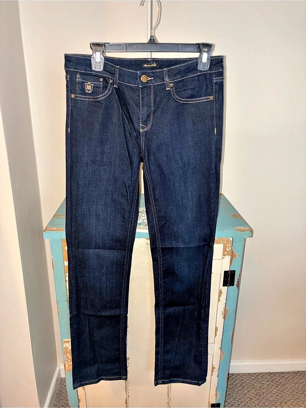 Mossimo Dutti Slimfit Dark Wash Jeans. Size 8